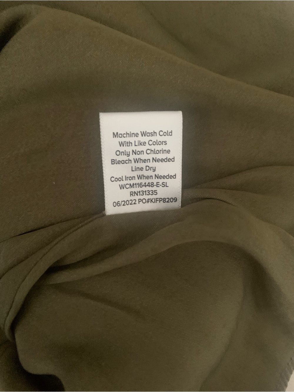 Evereve Kyle V-Neck Cami Olivecapers NWT - XS - Picture 6 of 9